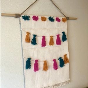 ‼️SOLD‼️ Wall Hanging w/ Yarn & Macrame Accents